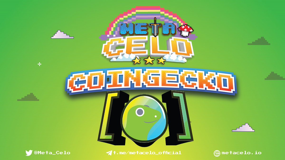 MetaCelo  - $cMETA is listed on Coingecko 

⛓ Coingecko Link:  coingecko.com/en/coins/metac…

📝 Let's give us a ⭐️ and add $cMETA to your watchlist on Coingecko 👌

#MetaCelo #CELO #Coingecko