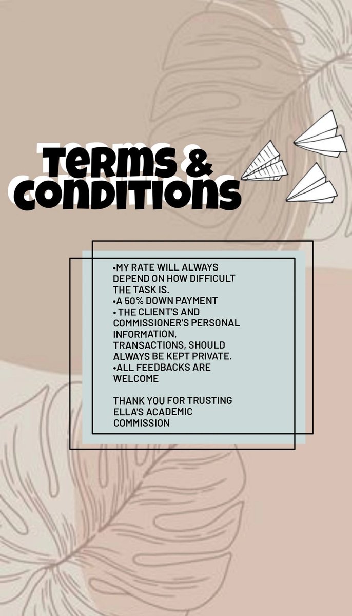 Ellas_acadcom's tweet photo. Hi
Stress ka ba da acads mo? Gora na sis Ako na
Budget friendly lang Po😊
#lfcommissions
#acadservices https://t.co/ncBuzRhVBI