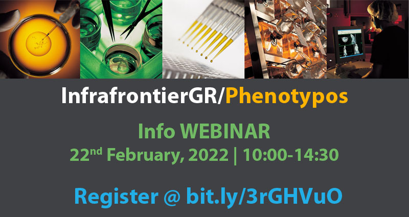 BSRC_Fleming's tweet photo. 📢InfrafrontierGR/Phenotypos #ResearchInfrastructure invites #bioscientists to a free info #webinar on 22 Feb 2022! learn more &amp; register now!👉info: https://t.co/lGp8BexwpC
#mousephenotyping #preclinicalevaluation #mousemodels #genomemanipulation #genomeediting #transgenicmouse https://t.co/B5x9llSi61