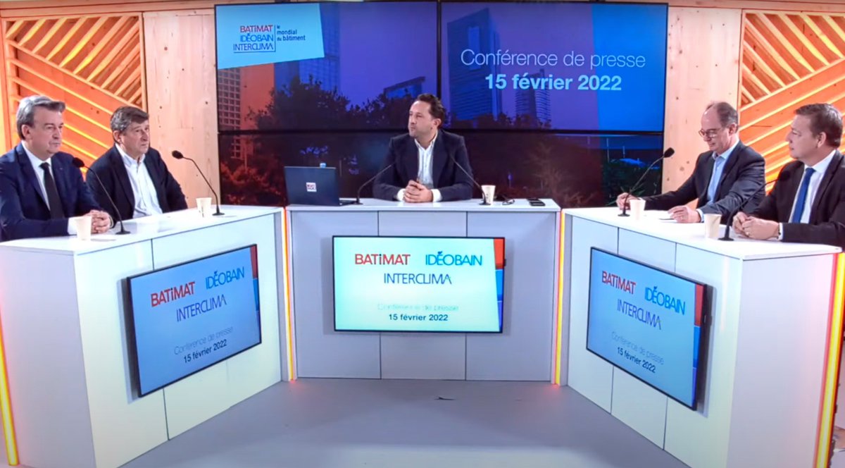 Bati_Radio's tweet photo. 📌 Déjà 1 000 exposants inscrits au Mondial du #Bâtiment !
📺 Focus sur les nouveautés de l'édition 2020 lors de la conférence de #presse de @Batimat @Interclima @ideobain, à 8 mois de l'#évènement
👉https://t.co/0BSsweiOJI 👈
@FFBatiment @capeb_fr #uniclima #environnement https://t.co/CCYBJZlIli