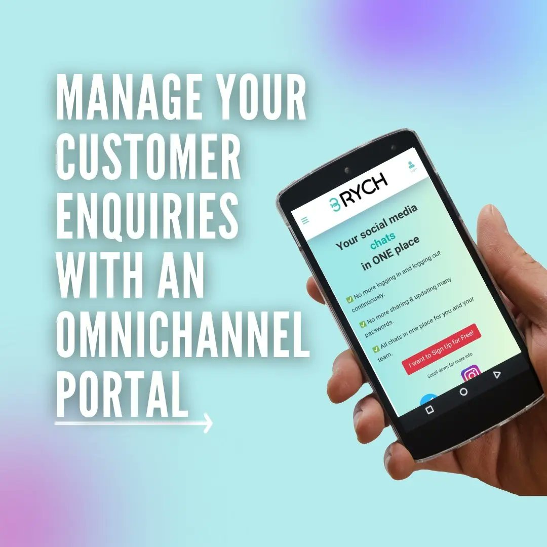 3rych's tweet photo. https://t.co/PE4exiJntt is an omnichannel portal where we connect your social channels into in single site enabling you to be more attentive to customers’ messages. We have additional Customer Relationship Management features in our portal.
 
Click on the link above to know more. https://t.co/VFw05ZGseA