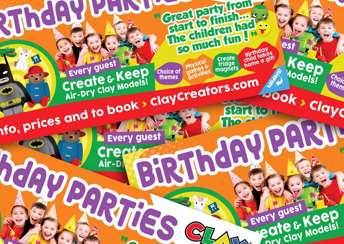 Want an amazing, creative and active birthday party?! Book Clay Creators to make yours 'ClayTastic'! Make loads of models and keep them all!

claycreators.com/birthdays/