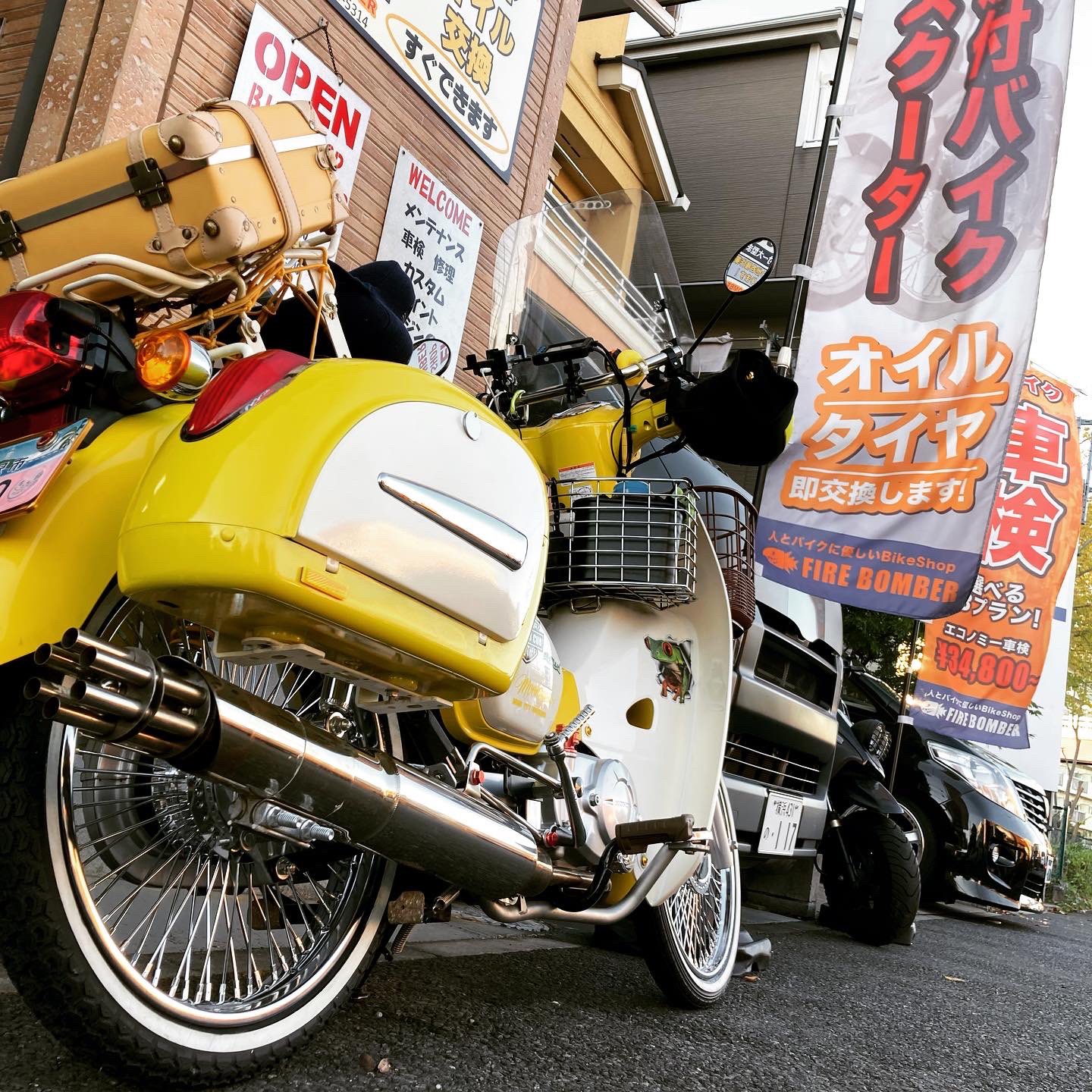 新品】 スーパーカブ/ベンリィ等用 72本ツイストスポーク