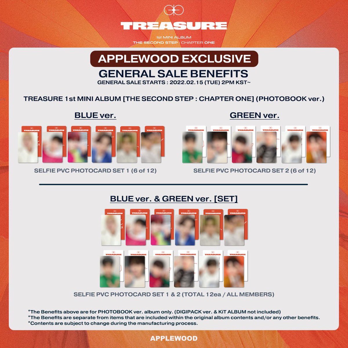 dd_shop94's tweet photo. 🚨รับกดอัลบั้ม TREASURE - The Second Step
(เว็บ Applewood Thailand) 
Photobook ver. (A+B ver.)
🧸ราคาเซตละ 1,450 บาท 
🚚 ค่าส่งเซตละ 60 บาท

#TREASURE #ตลาดนัดtreasure #ตลาดนัดtreasure https://t.co/owi9sUcMSl