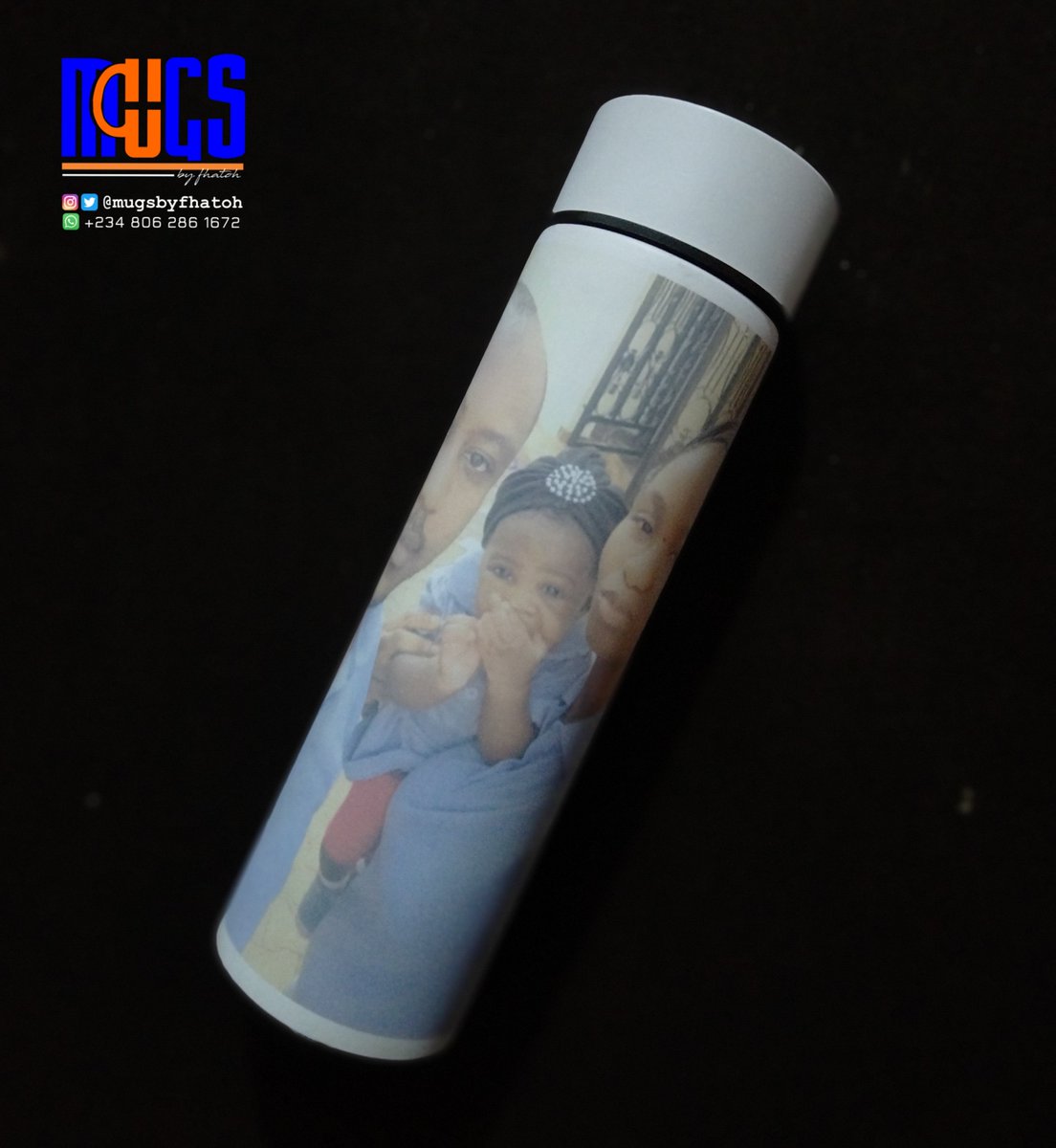 mugsbyfhatoh's tweet photo. Thermal flask with temperature indicator available..can be branded with any image or text you want..
N7500..#AbujaTwitterCommunity https://t.co/ZlAAGpGf2u