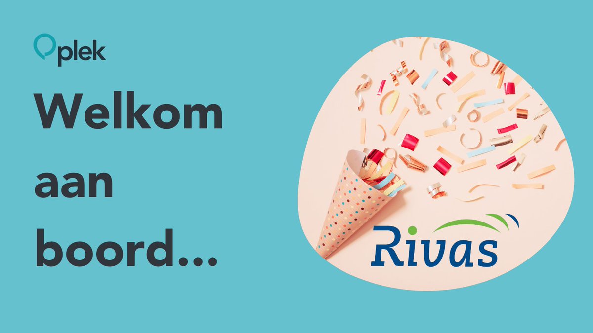 PlekIntranet's tweet photo. We hebben geweldig nieuws te delen! Wij heten @rivaszorggroep officieel welkom in ons netwerk. Meer dan 5000 medewerkers en vrijwilligers gaan op één Plek hun nieuws delen, communiceren en verbinden. Op een mooie samenwerking! https://t.co/d6A3792P8R