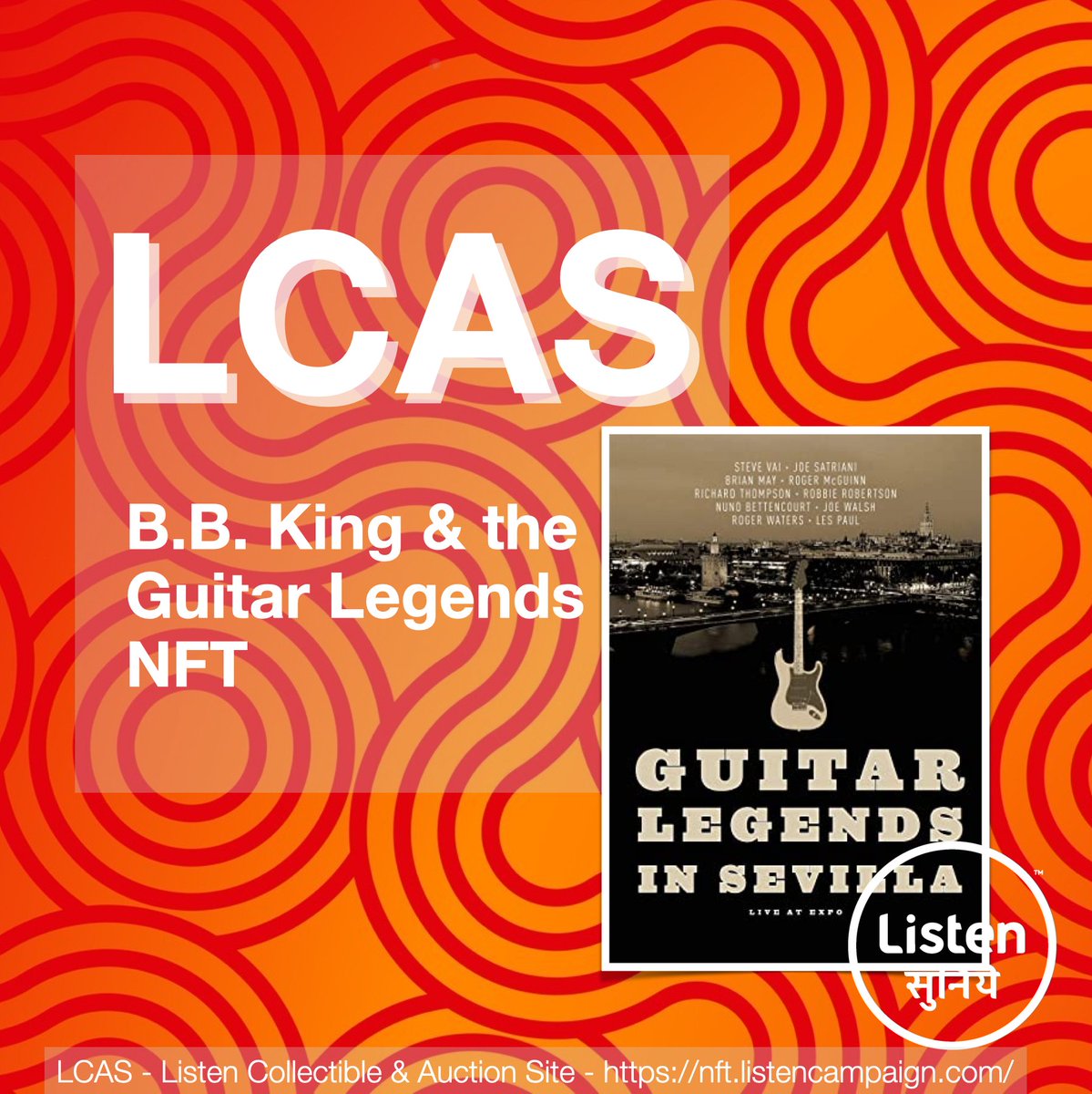 B.B. King performed 221 shows a year and by the end played in 15,000 shows. 1 of them was the amazing “Guitar Legends” concert where he played in front of 27,000 people! 

Check out B.B. Kings NFT here - bit.ly/3gNezVr

#NFT  #NFTProject #NFTartist #music #MusicMonday