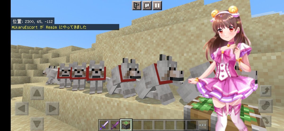 MinyGames's tweet photo. また今度新しくマイクラ始めるから待っててね💓今日は花粉症だから実況お休みw
#マイクラ
#オオカミ https://t.co/MFB4yhw9Up