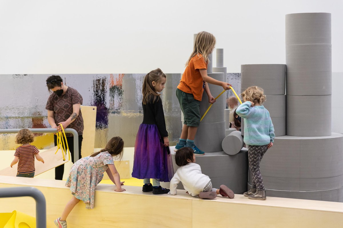 balticgateshead's tweet photo. Explore equal play - the interactive exhibition by artist Albert Potrony. Build, play and imagine in your own worlds created with the materials provided.

Visit Wednesday-Sunday, 10am-6pm. Free, no booking required. https://t.co/bOEGPbk8I7