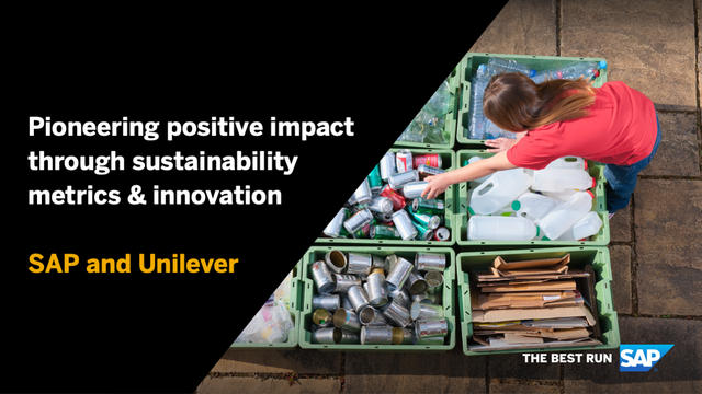 Sustainable and purposeful business drives long term performance! We are proud to work with <a href="/Unilever/">Unilever</a> to foster sustainable innovation and create a world of zero waste, zero emissions and zero inequality. Watch the video to learn more 👉 ​ #SAP4Good bit.ly/3uUBM0m