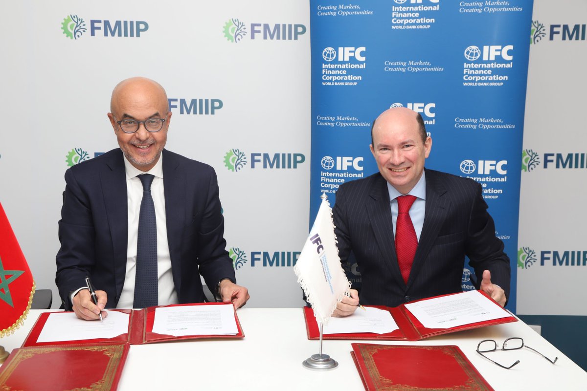 IFCAfrica's tweet photo. A new partnership between @IFC_org and #FMIIP will help make the #Moroccan pharma ⚕️sector more #climate friendly. 

Learn more ➡️https://t.co/LPcoaDVrFa https://t.co/AVG8Fb82Pg
