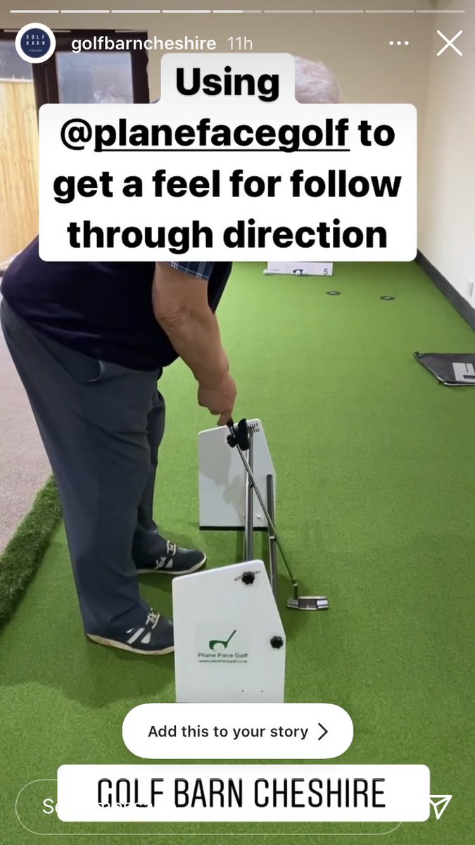 planefacegolf's tweet image. The Plane Face Putting Aid helping golfers improve their putting at The Golf Barn Cheshire. DM or visit planefacegolf.co.uk to order yours #putting #puttingaids #puttingcoach