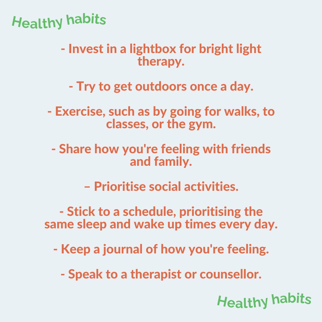 Some advice for coping with the darker days! How are you taking care of yourself this month?