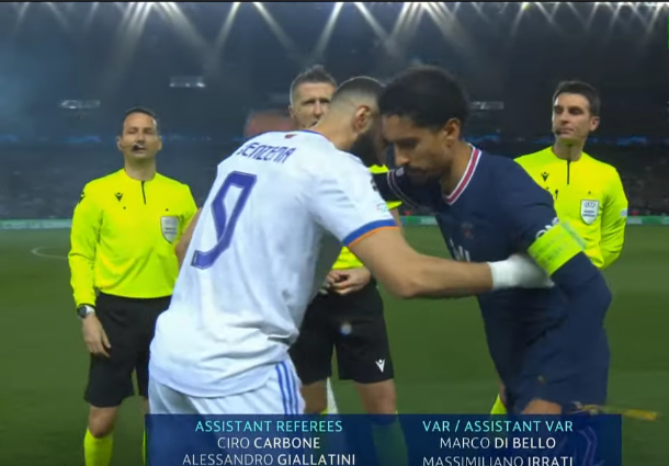 Anche Napoli è presente in questo evento sportivo con l'assistente internazionale can A Ciro Carbone 
#PSGRMA #psgrealmadrid #figc #AIA