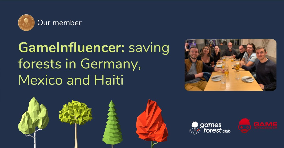 Meet one of our members who has been with us since the very beginning of our journey – GameInfluencer – a full-service influencer marketing agency with a deep focus on the gaming industry 🌳
 gamesforest.club/blog/gameinflu… 

#sustainability #environment #forest #nature #games