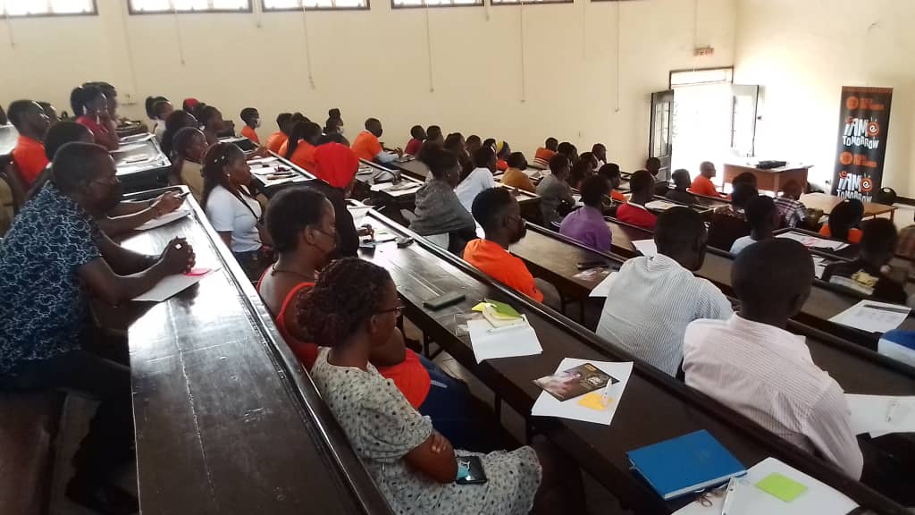 TeachForUganda's tweet photo. Happening at @MbararaUST.
Our team is conducting our first #CampusWorkshop at the university to equip the students with skills needed post-university life. #IAmTomorrow https://t.co/0ZJ62tjm2t