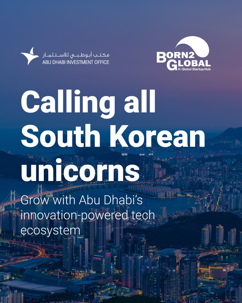#ADIOTalks: South Korean unicorns 🦄- this ones for you.

ADIO and <a href="/Born2Global/">born2global</a> took the stage and highlighted how innovative South Korean unicorns can expand their growth to #AbuDhabi's tech ecosystem 🇰🇷