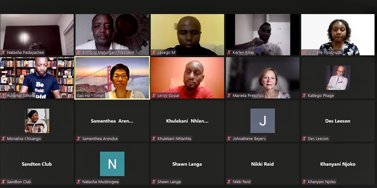 SandtonTM's tweet photo. A special thank you to our Toastmaster Of The Day, Ruramai Sithole, for a successful meeting; and our guest speaker at our last meeting, Monalisa Chisango.  

Finally, congratulations to the best table topics speaker Leroy Gopal; and everyone who participated. https://t.co/VhNi7rJTY3