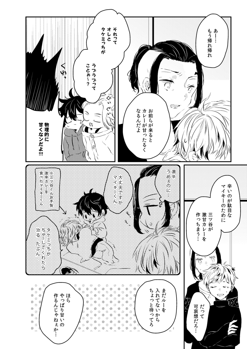 マイ武・ドラみつ(パパママ)・ココイヌ・ほんのりとらふゆ未来軸同棲パロ本(2/3) 