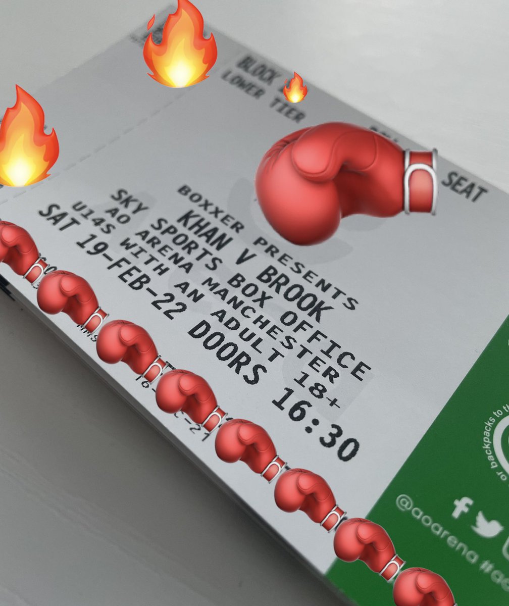 AccessXP's tweet image. 🥊 Khan v Brook 🥊 @ AO Arena Manchester 19/02 - Various Ticket Options Available In Hand, DM Any Requests 📲 #khanvbrook #amirkhan #kellbrook #khanvbrooktickets #amirkhantickets #khantickets #kellbrooktickets #brooktickets #boxing #boxingtickets #ticketsforsale #manchester