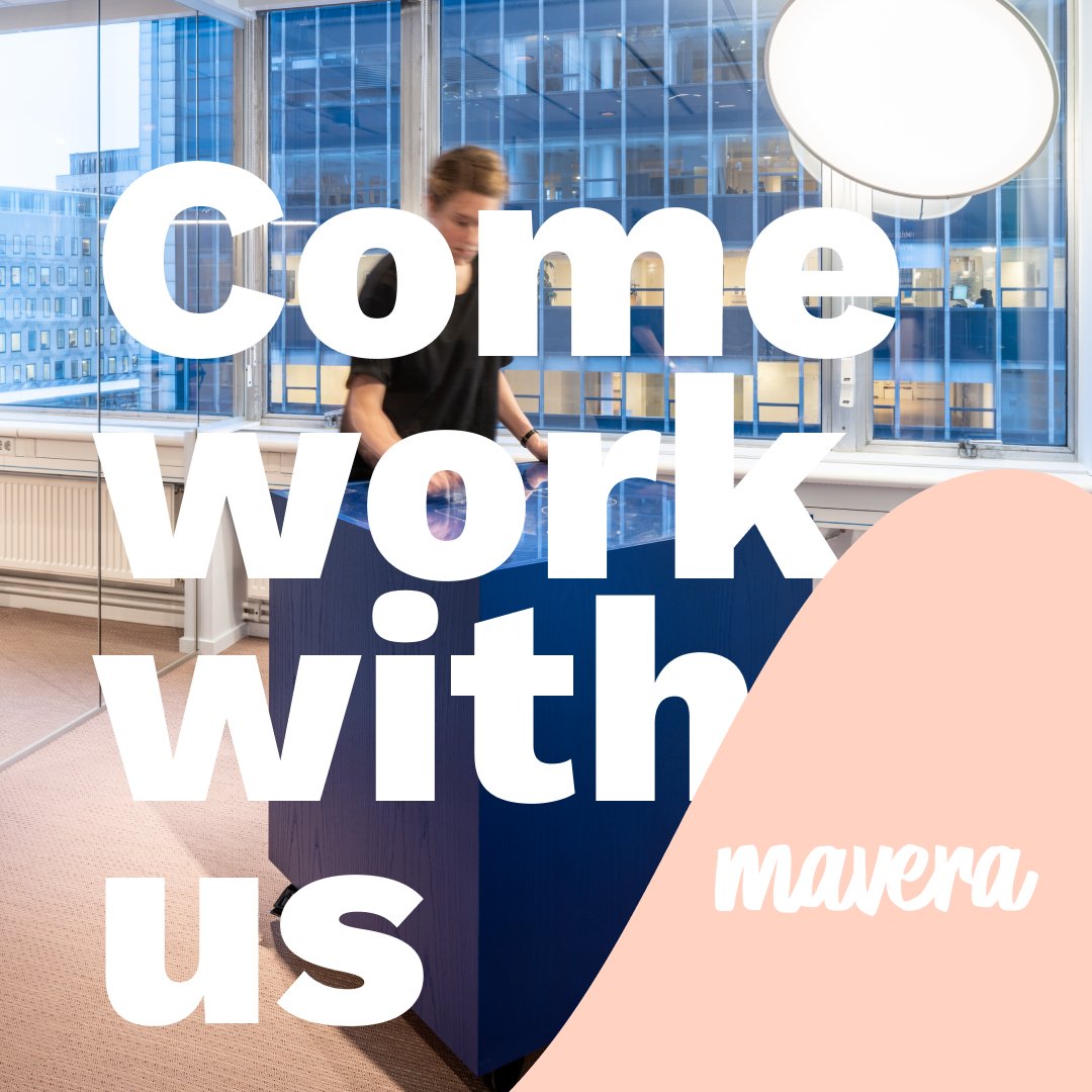 Mavera is growing and searching for new talents.
We offer a culture based on the spirit of togetherness, inclusion, and shared goals. We have high trust in each employee's drive to do a fantastic job and allow everyone to develop in their role.
hubs.ly/Q014grM80