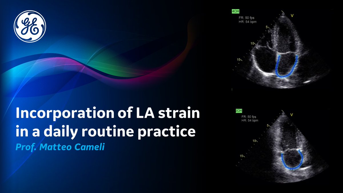 H-5 Don't miss this opportunity to learn on LA Strain with Matteo Cameli - 16th Feb, 18:30 - 19:30 CEST (Paris)

Register for free: lnkd.in/gkHwih5p

#Strain #LA #cardiology #Echofirst #GEHealthcare #Vivid