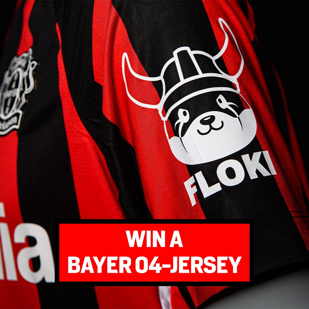 ‼️🎁 GIVEAWAY 🎁‼️

A special gift from us and <a href="/RealFlokiInu/">Floki</a>! Drop your fave Werkself player 👇, like, and retweet this post for your chance to win our home kit!

🎁 T&amp;C: bayer04.de/en-us/page/com…