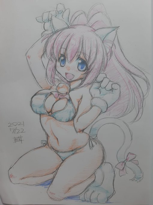 #くそ寒いので水着絵を貼る
UQ 