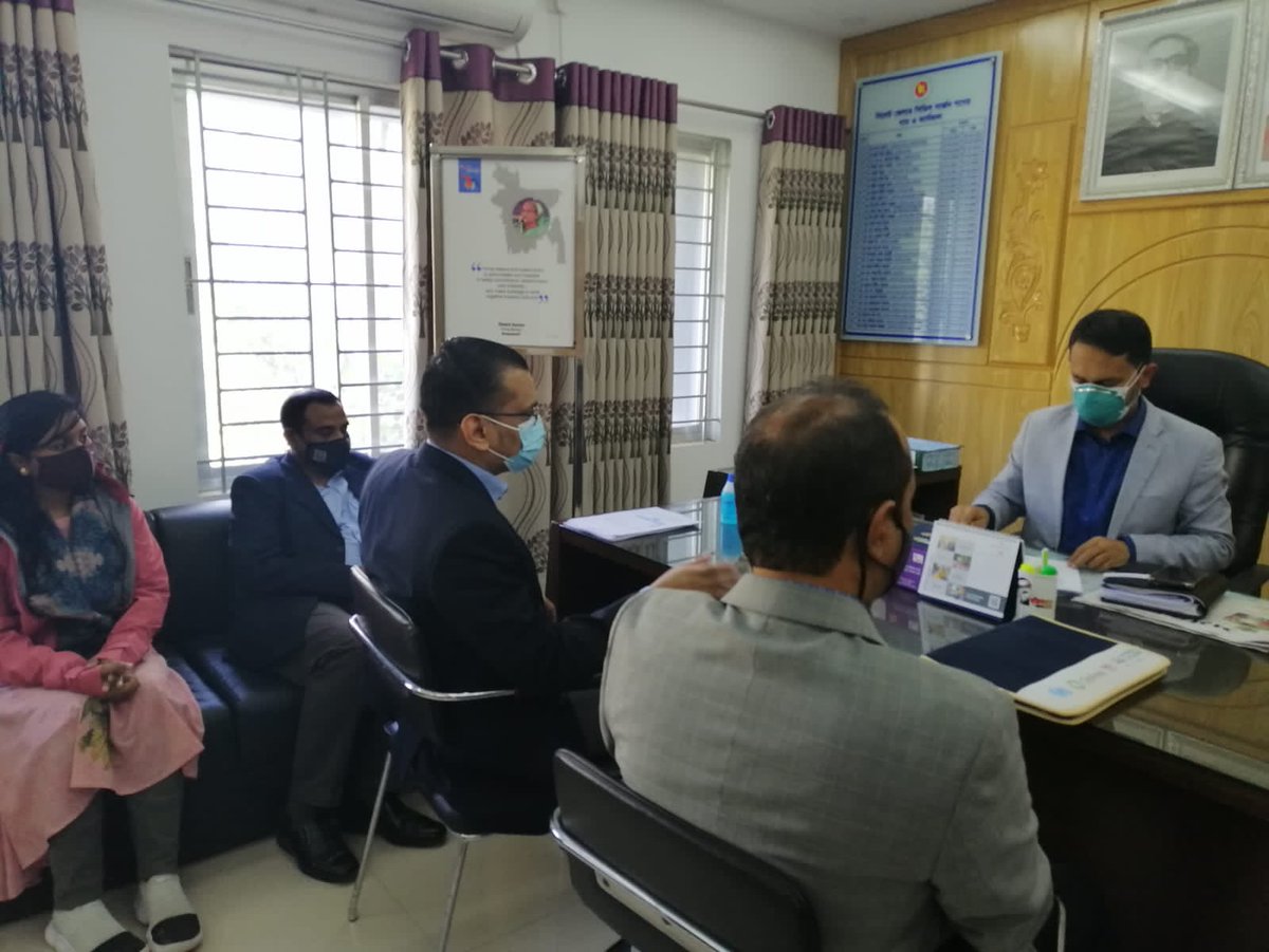 DiaDeM_BD's tweet photo. DiaDeM Sylhet site visit, February 2022: Meeting with the newly appointed civil surgeon Dr S.M Shariar. https://t.co/FLSOXvY3MA