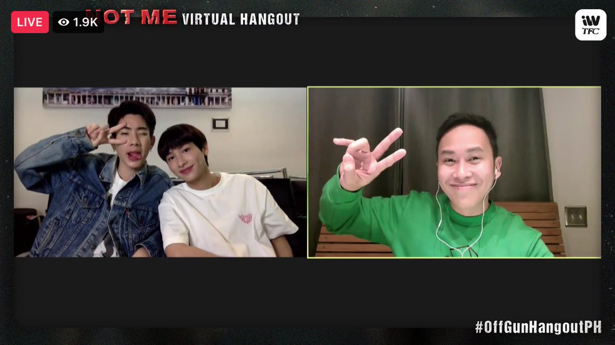 shiela_sevs's tweet photo. Thank you so much for your time, @AtthaphanP @off_tumcial and @mjfelipe! 💚

Filo babiis are truly greatful for this interview!

#OffGunHangoutPH https://t.co/j1fsLnQ8RS