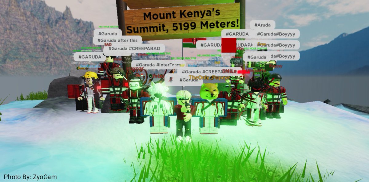 GarudaEXP's tweet photo. A fun and a successful summit on Mount Kenya with 14 climbers! 😳
Thanks to ZyoGam for leading them to the summit! 🏞️ https://t.co/RZvsAyq8cX