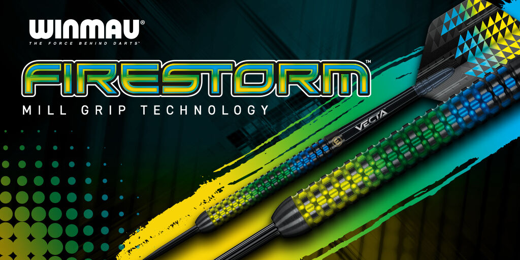 Winmau's tweet image. Winmau Firestorm 🟡🟢🔵 

Firestorm deliver's the world's most explosive looking darts with performance to match.

➡️ Explore: bit.ly/3BmZ67Z

 #WinmauLaunch #Firestorm #Darts