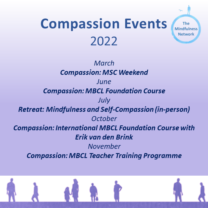 MindfulnessN's tweet photo. COMPASSION
At the Mindfulness Network you can attend an 8-week Mindfulness-Based Compassionate Living course and complete teacher training.
We also offer Mindful Self Compassion retreats (teacher training is through @SMCmindful_SPFT)
Apply: https://t.co/WVHniZMvWW
#MBCL #MSC https://t.co/nhSD78SI7D