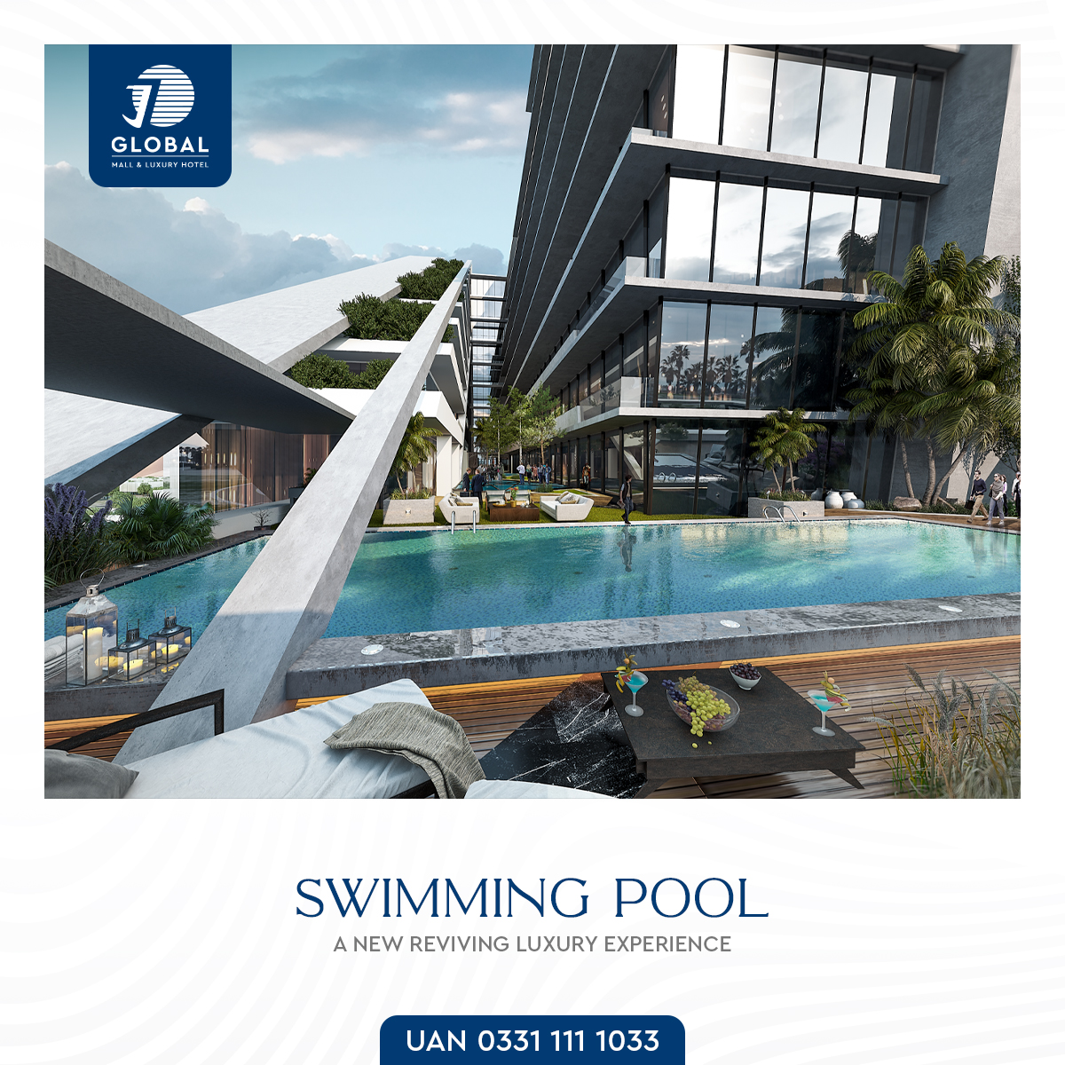 j7_global's tweet photo. Refresh yourself by diving into the epicurean infinity swimming pool only at J7 Global Luxury Hotel and experience a new reviving luxury.
So, Book a unit today with a 25% down payment.
𝐂𝐚𝐥𝐥 𝐍𝐨𝐰: 𝟎𝟑𝟑𝟏-𝟏𝟏𝟏-𝟏𝟎𝟑𝟑
#j7group #j7global #signmarketing #j7builders https://t.co/At9Kl5UqLr