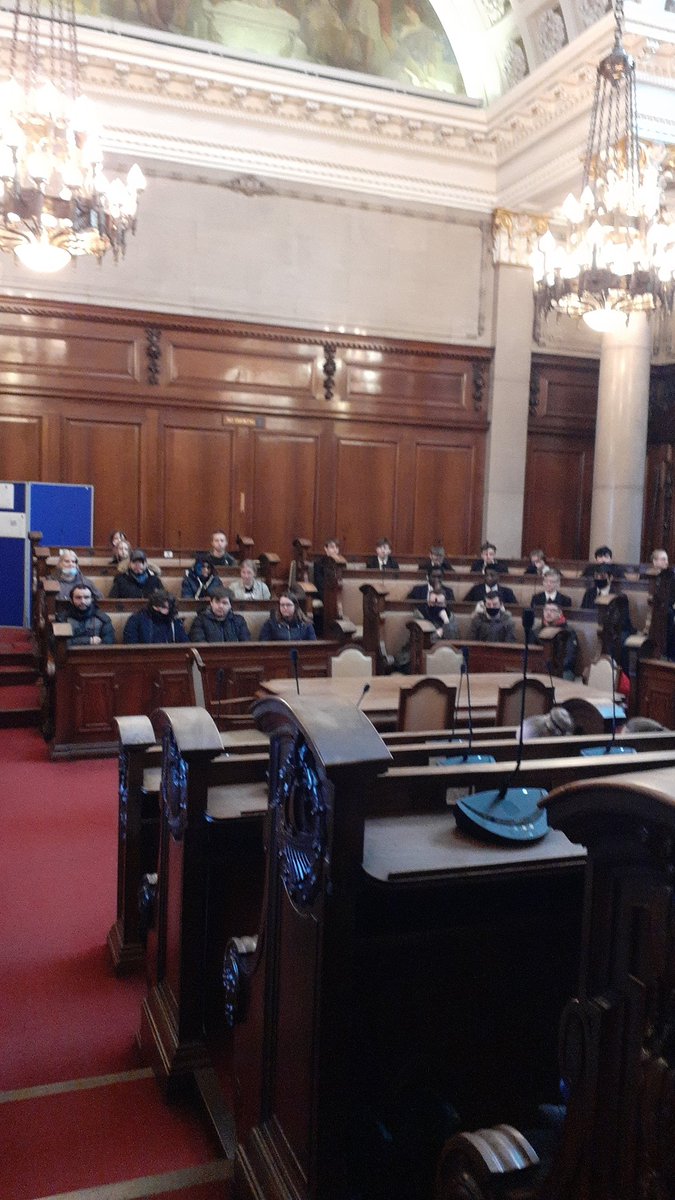 hull_voice's tweet photo. We are back! Hull Young People's Parliament are back  in the chambers with @LivingWithH2O at the Guildhall.  Discussing and learning about how we can live with water in Hull. @Hullccnews https://t.co/ZTT8mx4MTA