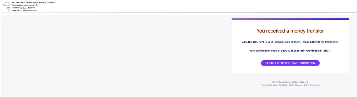 thomas_quinlan's tweet image. #phishing
#LedgerHack
#BeCarefulOutThere

ledger@thomasquinlan.com