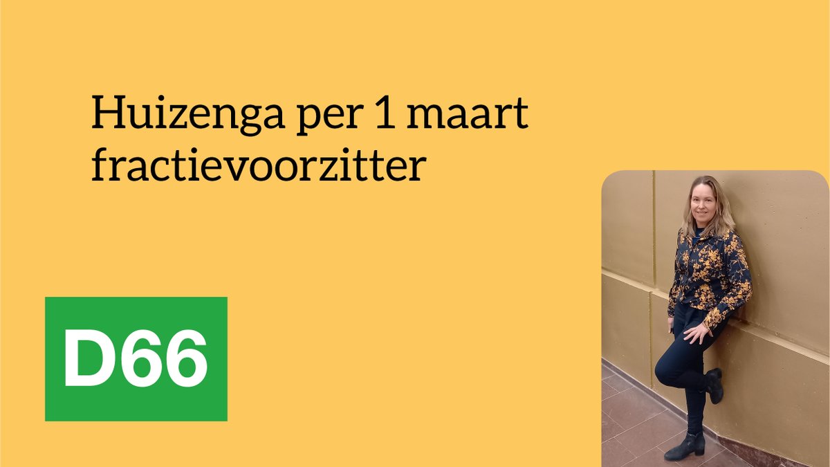 Renilde Huizenga nieuwe fractievoorzitter D66 Overijssel via <a href="/D66/">D66</a> #d66 overijssel.d66.nl/renilde-huizen…