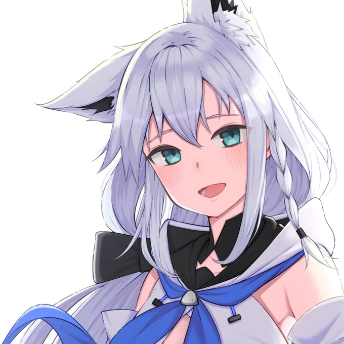 #絵フブキ 
白上さん。 