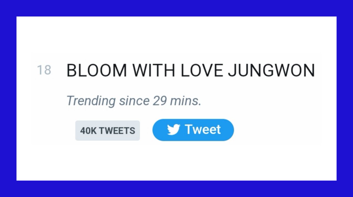 enhypenindia_'s tweet photo. [WORLDWIDE TRENDS]

BLOOM WITH LOVE JUNGWON is trending on #18 with 40k tweets worldwide! 

#ENHYPEN #엔하이픈 @ENHYPEN @ENHYPEN_members https://t.co/S5qLK1896E