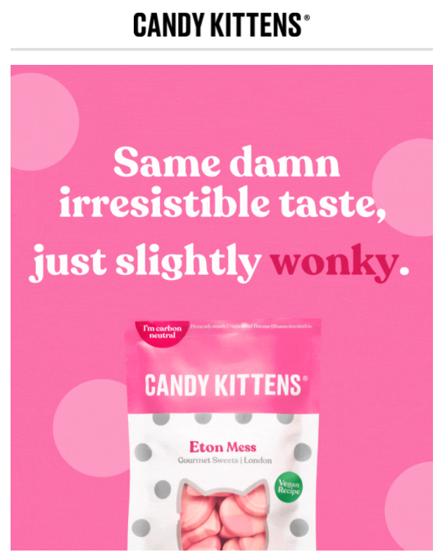 itsmaret's tweet photo. Love this from @candykittens 😍
Challenge: A batch of sweets came out not looking ✨perfect✨ (but taste 💯)
Solution: Rather than throwing them away, have some fun with it, offer the Eton Messed-Up bundles with a post V-day love email 🧡
@InboxHeroes #EmailGeeks #EmailMarketing https://t.co/O4PdYKe7ji