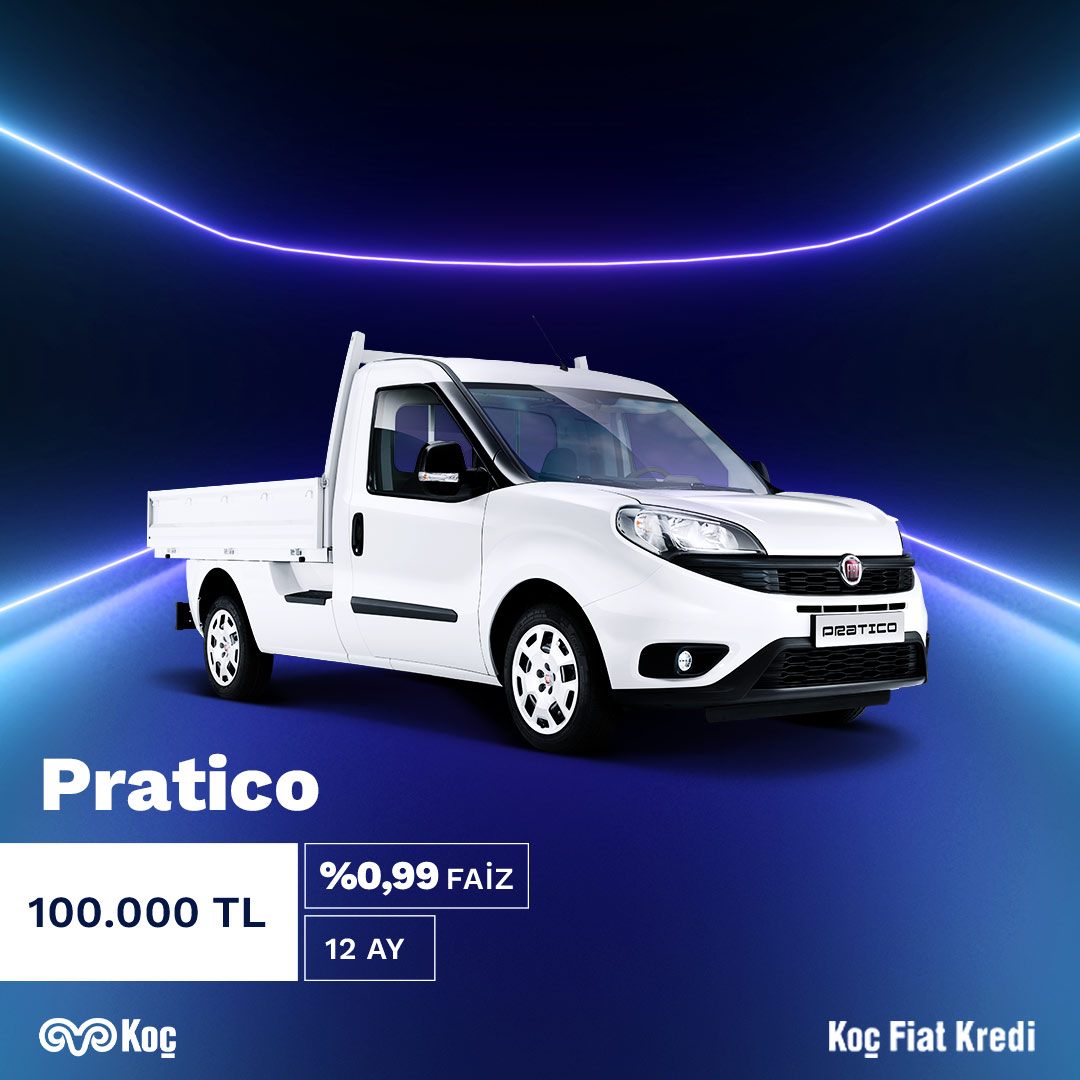 kocstellantis's tweet photo. Fiat Pratico ile altından kalkamayacağınız iş yok!
Esnafların büyük yardımcısı Pratico’ya Koç Fiat Kredi Şubat ayı avantajı sayesinde 100.000 TL 12 Ay %0,99 faiz ile sahip olabilirsiniz.
https://t.co/uhWECApS1B
#Fiat #Pratico #KoçFiatKredi https://t.co/apQeL4bGzD