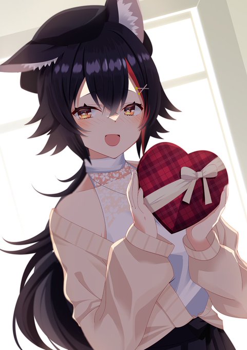 遅くなったけど
笑顔で特大チョコをくれるみおしゃ!🌲☺️
#みおーん絵 