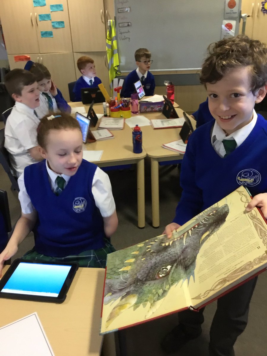 6B_stjohns's tweet photo. We love reading and sharing book recommendations in 4B!
Have you read Dragonology? Jojo has convinced almost all of the class to take it out of our school library this year with his fantastic book review! #readingforpleasure 📖 https://t.co/34EqFljaST