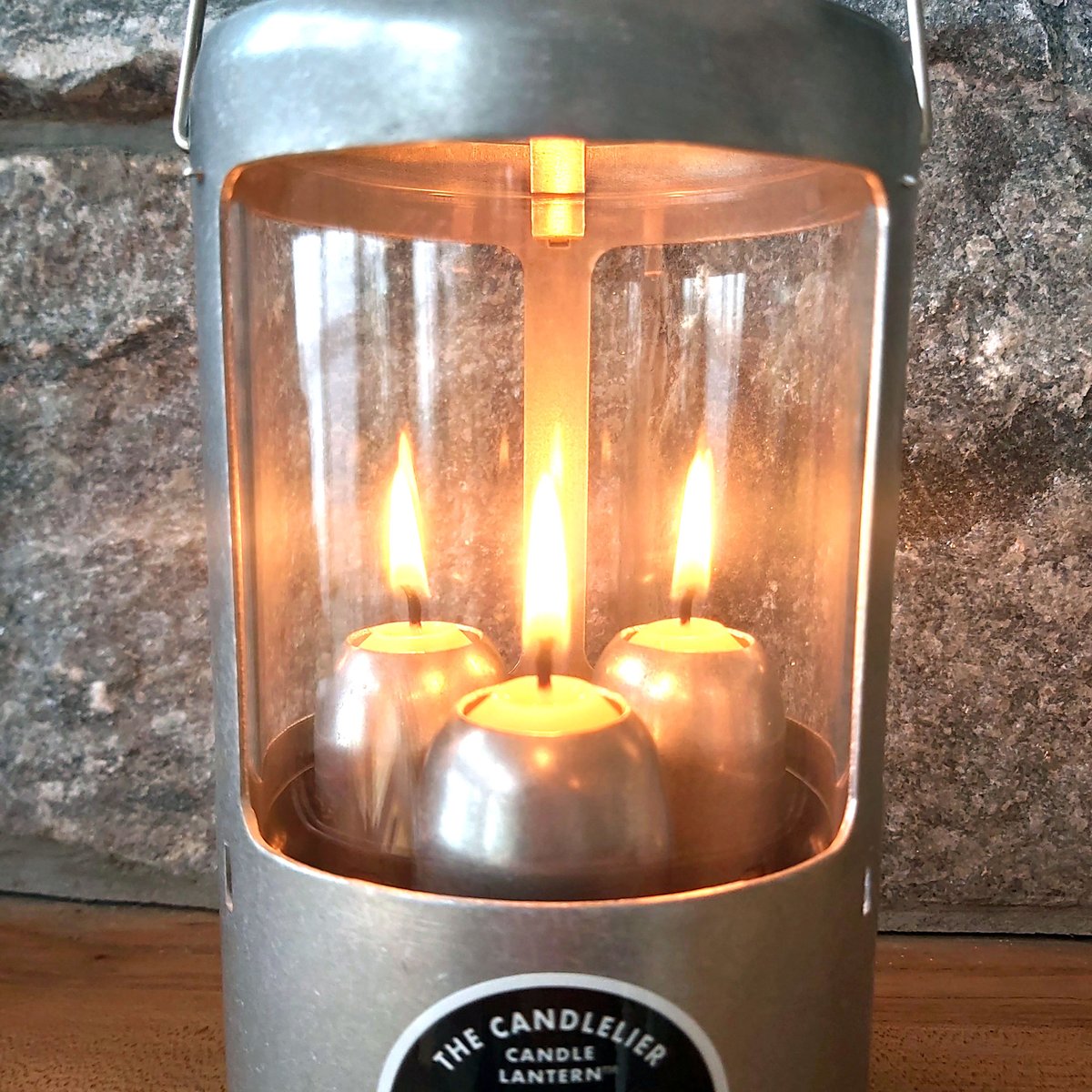 This lantern will appeal to canoeists, sea kayakers, survivalists and winter campers. With all three candles lit, the Candlelier generates enough heat to boil small amounts of water or keep foods warm by putting a small pot directly on the top.