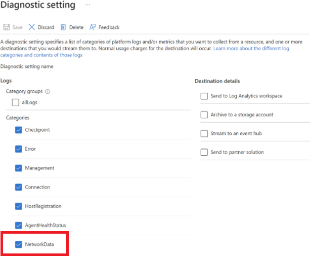 tomhickling's tweet photo. You can now collect and query Network Data for #AzureVirtualDesktop connections using the new NetworkData diagnostics table in Azure Log Analytics. The NetworkData table records round trip time and available bandwidth regularly throughout the connection
https://t.co/NnxYoomL8i https://t.co/tef4MyMgfd