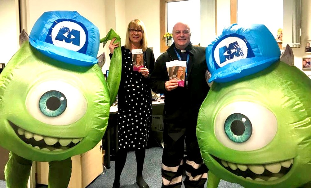 BHRUT Chaplains (@bhrutchaplains) on Twitter photo Spot the Monsters! Delighted to Support organ/tissue donation. One donation can give the possibility of improved sight to ten people. Share the word. <a href="/BHRUT_NHS/">BHRUT NHS 🏥</a> <a href="/EOLCbhrut1/">EOLC@bhrut</a> <a href="/rev_graceallick/">Grace Allick</a> <a href="/hevwri40/">Heather Wright💙</a> @matthewtrainer <a href="/BTeamsurgery/">BHRUT-TeamSurgery</a> <a href="/BHRUT_HWBHub/">Health & Wellbeing 💙</a> <a href="/bhrut_eyes/">Queens Hospital Ophthalmology</a> Spot the Monsters! Delighted to Support organ/tissue donation. One donation can give the possibility of improved sight to ten people. Share the word. <a href="/BHRUT_NHS/">BHRUT NHS 🏥</a> <a href="/EOLCbhrut1/">EOLC@bhrut</a> <a href="/rev_graceallick/">Grace Allick</a> <a href="/hevwri40/">Heather Wright💙</a> @matthewtrainer <a href="/BTeamsurgery/">BHRUT-TeamSurgery</a> <a href="/BHRUT_HWBHub/">Health & Wellbeing 💙</a> <a href="/bhrut_eyes/">Queens Hospital Ophthalmology</a>