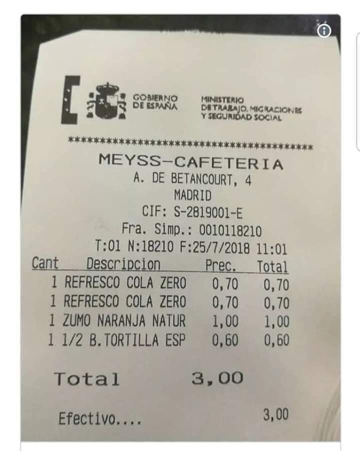 Perquè aquests preus als ministeris i no als hospitals?  On hi ha famílies que es passen mesos a l'hospital cuidant un malalt sense possibilitat d'anar a la cafeteria per manca de mitjans econòmics????