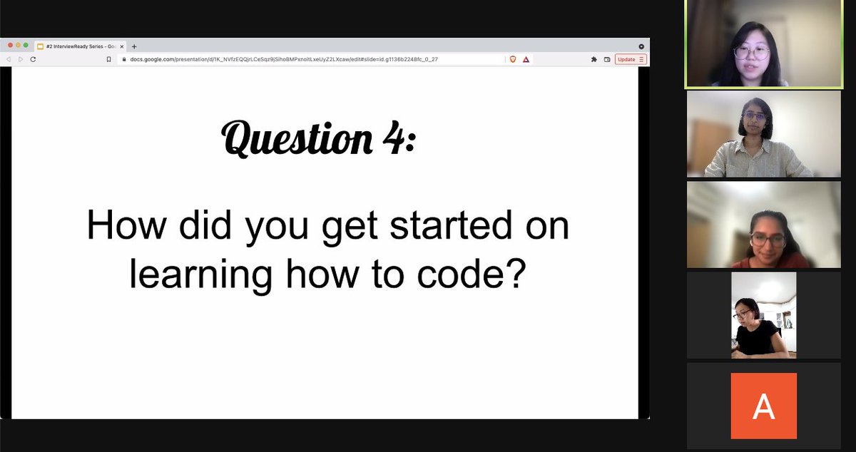 Wwcodesingapore's tweet image. #wwcodeinterviewready Tip: Tell them your thought process about how you want to solve things and how curious your mind is? 😇