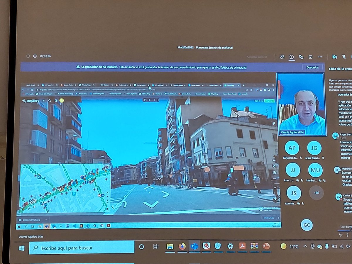 MBeltranPardo's tweet image. Antes del descanso hemos tenido una charla muy práctica sobre OSINT, nada que ver con la &quot;típica&quot; charla sobre este tema.  Gracias @VAguileraDiaz ! #HackOn2022