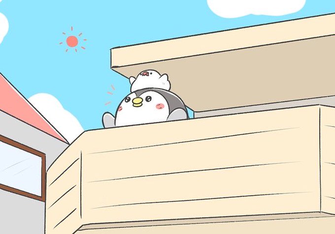 ペンギンとふかふか布団 